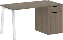 Стол для работы Riva Home Office VR.SP-3-138.1.A White (вяз благородный)