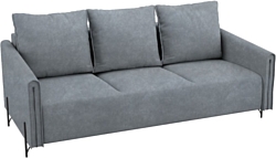 Прямой диван Mio Tesoro Aspen НПБ (Kashemir 974 серый)