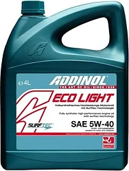 Моторное масло Addinol ECO LIGHT 5W-40 4л