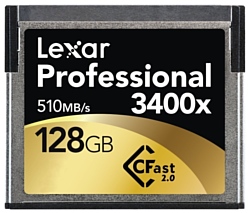 Lexar Professional 3400x CFast 2.0 128GB