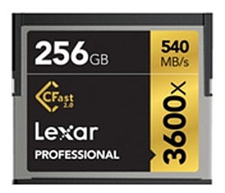 Lexar Professional 3600x CFast 2.0 256GB