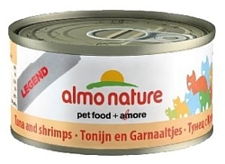Almo Nature Legend Adult Cat Tuna and Shrimps (0.07 кг) 12 шт.