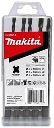 Набор инструментов Makita D-58914 5 предметов