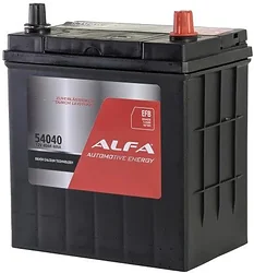 Автомобильный аккумулятор ALFA Asia EFB R+ (40Ah)