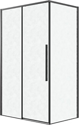 Душевой уголок Grossman Galaxy 120x80x195 120.K33.01.1280.21.02 (черный матовый/шиншилла стекло)