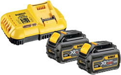 Аккумулятор с зарядным устройством DeWALT DCB118X2 (18В/9 Ah + 14.4-18В)