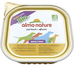 Almo Nature (0.3 кг) 9 шт. DailyMenu Bio Pate Adult Dog Chicken and Vegetables