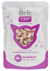 Brit (0.08 кг) 12 шт. Care Seabream