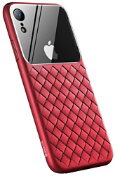 Baseus Weaving для iPhone XS (красный)