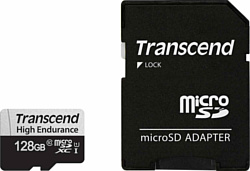 Transcend microSDXC 300S Class 10 U3 A1 V30 128GB + SD adapter