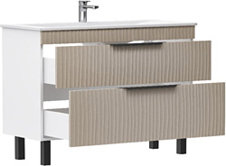 Тумба под умывальник Volna Lotty 100.2Y Pulsus (белый, напольная)