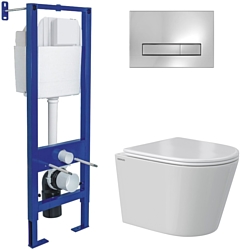 Унитаз Berges Wasserhaus Vita Rimless 043381 (с сиденьем)