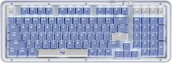 Клавиатура Logitech Alto Keys K98M 920-013042 white/blue, с гравировкой