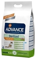 Advance Cat Sterilized индейка и ячмень (3 кг)