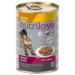Nutrilove (0.4 кг) 1 шт. Cats - Allmeat chunks with delicious chicken
