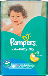 Pampers Active Baby-Dry 4+ MaxiPlus (70 шт.)