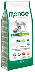 Monge (15 кг) Dog Maxi Adult – Курица с рисом. Для взрослых собак крупных пород Monge (15 кг) Dog Maxi Adult – Курица с рисом. Для взрослых собак крупных пород