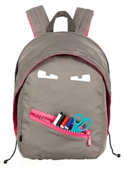 ZIPIT Grillz Backpack Grey & Pink