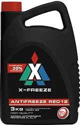 Антифриз X-Freeze Red 12 430206095 3 кг Антифриз X-Freeze Red 12 430206095 3 кг