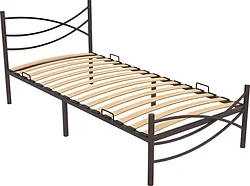 Кровать Князев Мебель Калифорния 90x200 КЯ.90.200.К (коричневый муар)