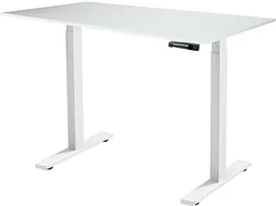 Стол для работы ErgoSmart Manual Desk Compact FR 1200х650х18 мм (ЛДСП альпийский белый/белый)
