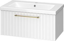 Тумба под умывальник Brevita Alicante 80 ALI-09080-0101Я (белый)