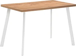 Кухонный стол Notta Тринити Лофт 140 25 мм 489657 (дуб вотан/белый матовый) Кухонный стол Notta Тринити Лофт 140 25 мм 489657 (дуб вотан/белый матовый)