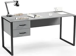 Стол для работы Soma Slava 160x66 (серый/черный) Стол для работы Soma Slava 160x66 (серый/черный)