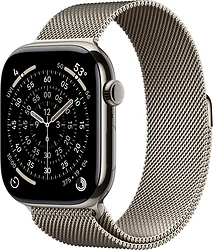 Умные часы Apple Watch Series 11 LTE 46 мм (титановый корпус, металлический ремешок)