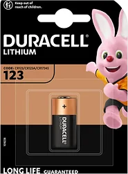 Duracell Lithium CR123A BP