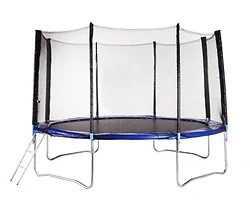 FUNFIT Батут 435 см с защитной сеткой, лестницей