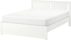Кровать Ikea Сонгесанд 200x160 (белый, основание Лурой) 692.412.95 Кровать Ikea Сонгесанд 200x160 (белый, основание Лурой) 692.412.95