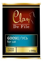CLAN (0.34 кг) 1 шт. De File Гусь для кошек