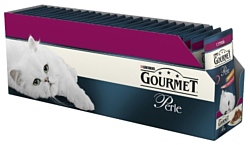 Gourmet (0.085 кг) 24 шт. Perle Мини-филе в подливе с уткой