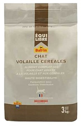 Bab'in (3 кг) Chat Volaille Cereales