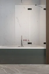 Шторка на ванну Radaway Essenza Pro Black PND II 140 R