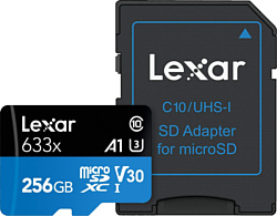 Lexar LSDMI256BBEU633A microSDHC 256GB + адаптер