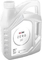 Моторное масло ZIC ZERO 20 0W-20 4л
