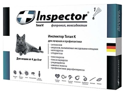 Inspector Капли для кошек от 4 до 8 кг