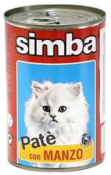 Simba Паштет для кошек Говядина (0.4 кг) 24 шт.