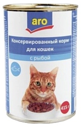Aro (0.415 кг) 1 шт. Консервы для кошек с рыбой