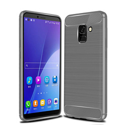 Case Brushed Line для Samsung Galaxy J6 (серый)