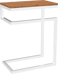 Приставной столик TMB Loft Хидсон Дуб 400x300 (ранне-американский/белый) Приставной столик TMB Loft Хидсон Дуб 400x300 (ранне-американский/белый)