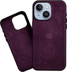 Чехол для телефона Bingo Woven Magnetic для APPLE iPhone 14 Plus (бордовый)