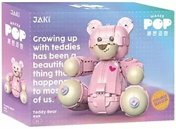 Конструктор Jaki Розовый Мишка Тэдди JK8133
