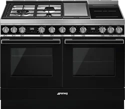 Комбинированная плита Smeg CPF120IGMPBL Комбинированная плита Smeg CPF120IGMPBL