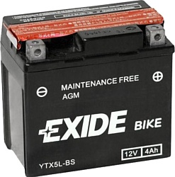 Exide Maintennance Free YTX5L-BS (4Ah)