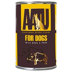 AATU (0.4 кг) 1 шт. For Dogs canned Wild Boar & Pork