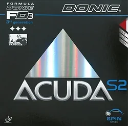Ракетка для настольного тенниса Donic Acuda S2 (max, черный)