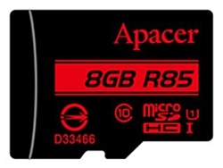 Apacer microSDHC Card Class 10 UHS-I U1 (R85 MB/s) 8GB
